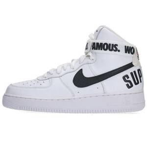 ナイキ NIKE AIR FORCE 1 HIGH SUPREME SP 698696-100 サイズ:27.5cm エアフォース1ハイスニーカー 中古 BS99