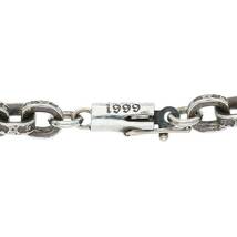 クロムハーツ Chrome Hearts PAPER CHAIN 18/ペーパーチェーン18inch サイズ:18inch シルバーネックレス 中古 SJ02_画像4