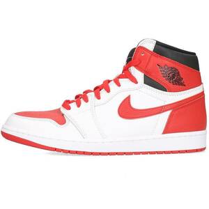 ナイキ NIKE AIR JORDAN 1 RETRO HIGH OG HERITAGE 555088-161 31cm エアジョーダン1レトロハイオージーヘリテージスニーカー 中古 BS99