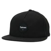 シュプリーム SUPREME 24SS Twill Patch 5-Panel ツイルパッチ5パネルキャップ 中古 BS99_画像1