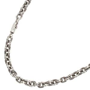 クロムハーツ Chrome Hearts PAPER CHAIN 18/ペーパーチェーン18inch サイズ:18inch オールドシルバーネックレス 中古 SS07