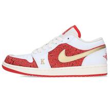 ナイキ NIKE AIR JORDAN 1 LOW SE SPADES DJ5185-100 サイズ:27.5cm エアジョーダン1ロースペードスニーカー 中古 BS99_画像1