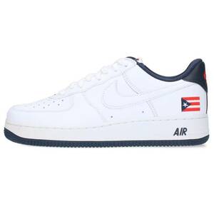 ナイキ NIKE AIR FORCE 1 LOW RETRO PR QS PUERTO RICO CJ1386-100 サイズ:27cm エアフォース1ロープエルトリコスニーカー 中古 BS99