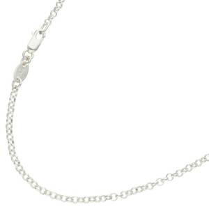 クロムハーツ Chrome Hearts NECKCHAIN R16/ロールチェーン16inch サイズ:16inch シルバーネックレス 中古 SJ02