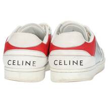 セリーヌバイエディスリマン CELINE by Hedi Slimane MU0222 サイズ:41 ロゴレースアップローカットスニーカー 中古 BS99_画像2