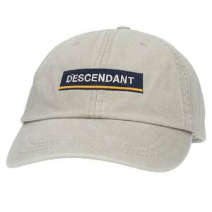 ディセンダント DESCENDANT ロゴ刺繍キャップ 中古 BS99