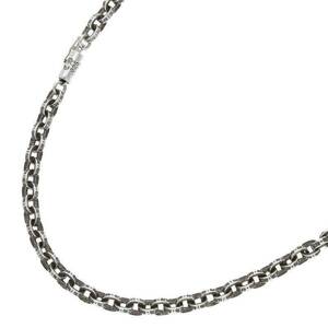 クロムハーツ Chrome Hearts PAPER CHAIN 18/ペーパーチェーン18inch サイズ:18inch シルバーネックレス 中古 GZ11