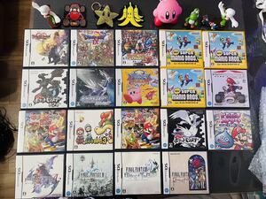 ニンテンドーDS ゲームソフト マリオ、ポケットモンスター、FINALFANTASYなどまとめ19点 ニンテンドーおもちゃ9点おまけ NINTENDO任天堂