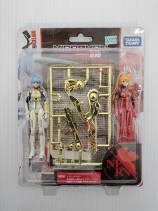 SE2845-0321-56【未使用】TAKARA MICROMAN ミクロアクションシリーズ エヴァンゲリオン プラグスーツセット 綾波レイ&惣流アスカラングレー