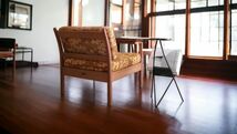 Maruni 1960s Mid Century Easy Chair / #マルニ木工 #大塚家具 北欧 天然木 無垢 ジャパニーズモダン ソファ ヴィンテージ アンティーク_画像4