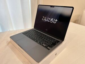 【中古品】MacBook Air M2 2022 16GB 1TB スペースグレイ 2023年9月購入