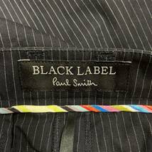 FF ▼ 洗練されたデザイン!! '履き心地抜群' Paul Smith Black Label ポールスミス ブラックレーベル ストライプ柄 スラックスパンツ 40_画像6