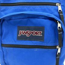 B@ 大容量収納 '使い勝手抜群' JANSPORT ジャンスポーツ 高品質 リュックサック / バックパック 男女兼用 メンズ レディース 青 デイパック_画像2