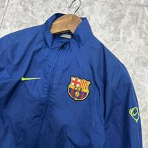C @ 古着 '希少 入手困難' NIKE ナイキ FCB サッカー Barcelona バルセロナ ウィンドブレーカー sizeS メンズ 上着 アウター 355032-496_画像3