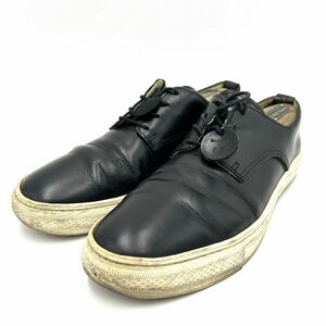 J @ 日本製 '履き心地抜群' buddy バディ FRED PERRY フレッドペリー LEATHER ローカット スニーカー 27.5cm メンズ 靴 シューズ BLACK