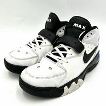 E @ 17年製 '人気モデル' NIKE ナイキ AIR FORCE MAX エアフォースマックス 靴 ベルクロ スニーカー 26.5cm メンズ シューズ AH5534-100_画像1