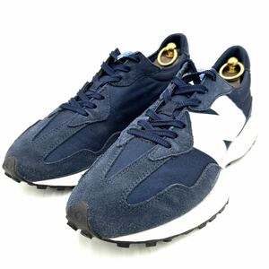 F @ 20年製 '洗礼されたデザイン' New Balance ニューバランス MS327CPD ローカット スニーカー 28cm メンズ 紳士靴 シューズ NAVY 