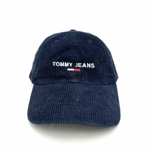 @ 人気モデル '洗礼されたデザイン' TOMMY JEANS トミー ジーンズ COTTON ストラップバッグ コーデュロイ キャップ 帽子 0S レディース 