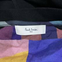 E ▼ 都会のカジュアルウェア '日本製' Paul Smith ポールスミス ジップアップ スウェット パーカ / フーディ size:M レディース 上着 BLK_画像8