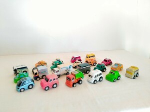 ミニカー　チョロＱ　22台　まとめセット　自動車 おもちゃ バス　昭和レトロ　玩具　ご当地