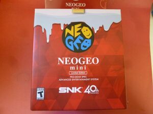 GB-240308☆未開封☆NEOGEO mini Christmas Limited Edition　(ネオジオ ミニ クリスマス限定版)　海外版