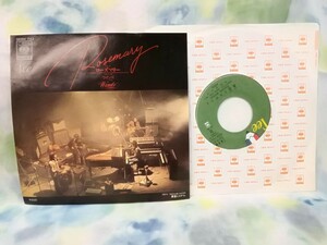 g_t U064 ★EPレコード/見本盤★ ウインズ/WINDS 「ローズマリー/黄昏ミステリィ」 【現状品】