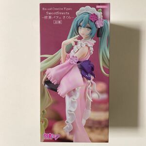 初音ミク Exc∞d Creative Figure SweetSweets -抹茶パフェ さくら- プライズ フィギュア フリュー 未開封