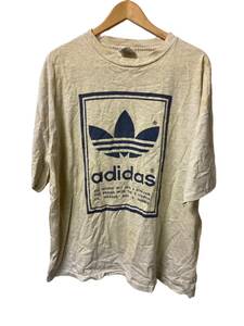 90's USA製　adidas　三つ葉ロゴデザイン　半袖Tshirt　XL