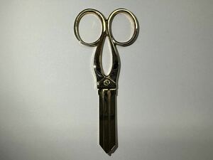 MAZDA マツダ scissor key ハサミキー ファッションキー ブランクキー スペアキー 鍵 M166 旧車 JDM 当時物 未使用 コスモ RX-7 FC3Sなど