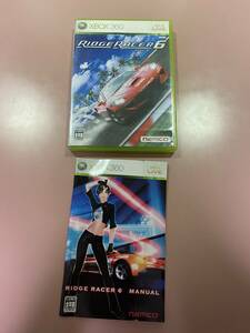 後方互換対応済 Xbox360★リッジレーサー 6★used☆Ridge Racer 6☆import Japan JP