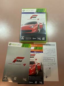 特典カード付 Xbox360★フォルツァ モータースポーツ４★used☆forza Motorsport 4 FM4☆import Japan JP