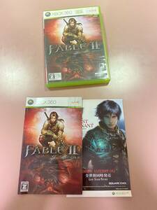 Xbox360★フェイブル II ２★used☆Fable II 2☆import Japan JP