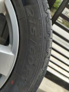 ☆日産エクストレイル純正☆215/60/R17☆アルミホイール☆サマータイヤ2017年製☆４本セット☆Goodyear Efficient Grip Performance SUV