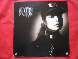 ■レーザーディスク・LD■ジャネット・ジャクソン（JANET　JACKSON）/　JANET　JACKSON’S　RHYTHM　NATION　/　国内盤LD