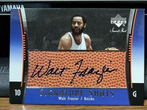 UPPER DECK 04-05 SWEET SHOT WALT FRAZIER 直筆サインカード 