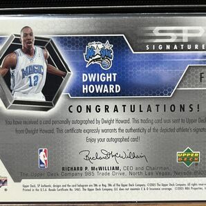 UPPERDECK 05-06 SP AUTHENTIC DWIGHT HOWARD 直筆サインカード の画像2