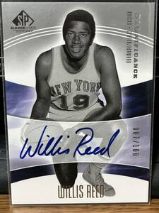 UPPERDECK 04-05 SP GAME USDE EDITION WILLIS REED 直筆サインカード 007/100