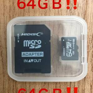 microSDカード 64GB (SDカードとしても使用可能!)の画像1