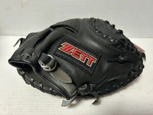 【新品未使用】ZETT少年軟式キャッチャーミット 天然皮革製 大人も使用可能 日本製 古田敦也モデル