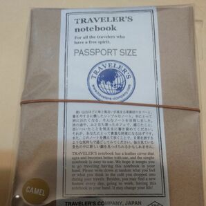 トラベラーズノート　キャメル　パスポートサイズ