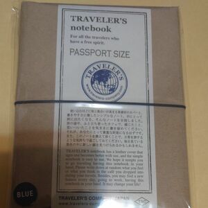 トラベラーズノート　ブルー　パスポート