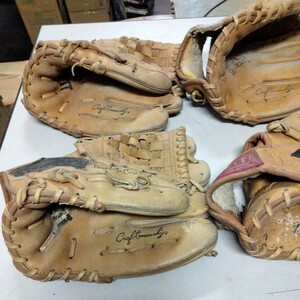  baseball glove together ZETT G-3300 4 piece present condition goods 