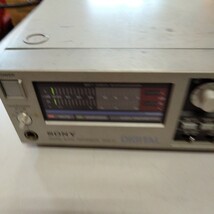 SONY ソニー 1981年製 デジタルオーディオプロセッサー, パワーアダプター PCM-F1 AC-700　通電確認　現状品_画像4
