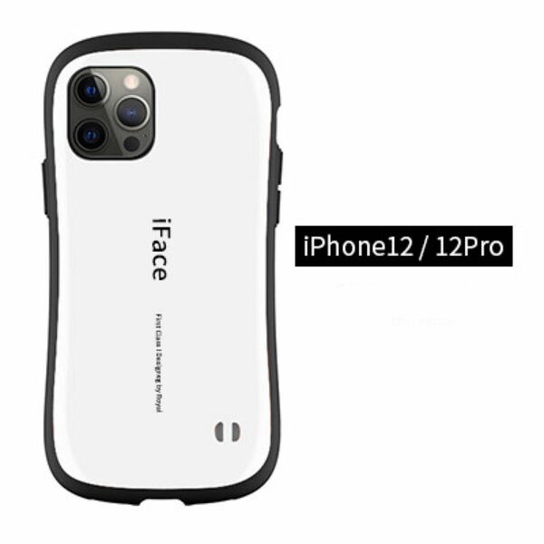 白 箱付き　iPhone 12/12pro 対応 新品 iFace アイフェイス ケース