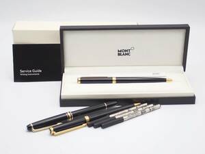 1円～☆まとめ☆MONTBLANC モンブラン 万年筆 ペン先K14刻印 マイスターシュテュック シャープペンシル ボールペン 6点セット/H01856