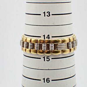 1円～★Christian Dior クリスチャンディオール 48.133 オクタゴン QZ 白文字盤 デイト レディース腕時計 / P532910の画像4