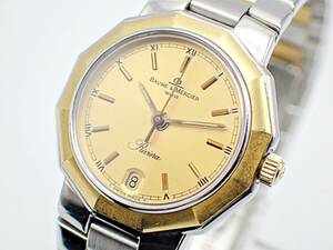 1円★★BAUME＆MERCIER ボームアンドメルシエ リビエラ 5231.038 デイト レディース腕時計 /N0211023-2