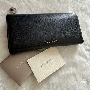 【極上美品】 39 BVLGARI ブルガリ L字ファスナー 長財布