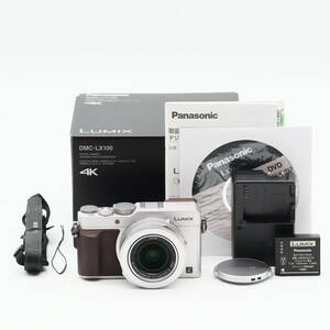 新品級 | Panasonic パナソニック コンパクトデジタルカメラ ルミックス LX100 4/3型センサー搭載 4K動画対応 シルバー DMC-LX100-S #2971