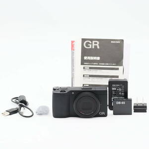 新品級 | RICOH リコー デジタルカメラ GR APS-CサイズCMOSセンサー ローパスフィルタレス 175740 #3011